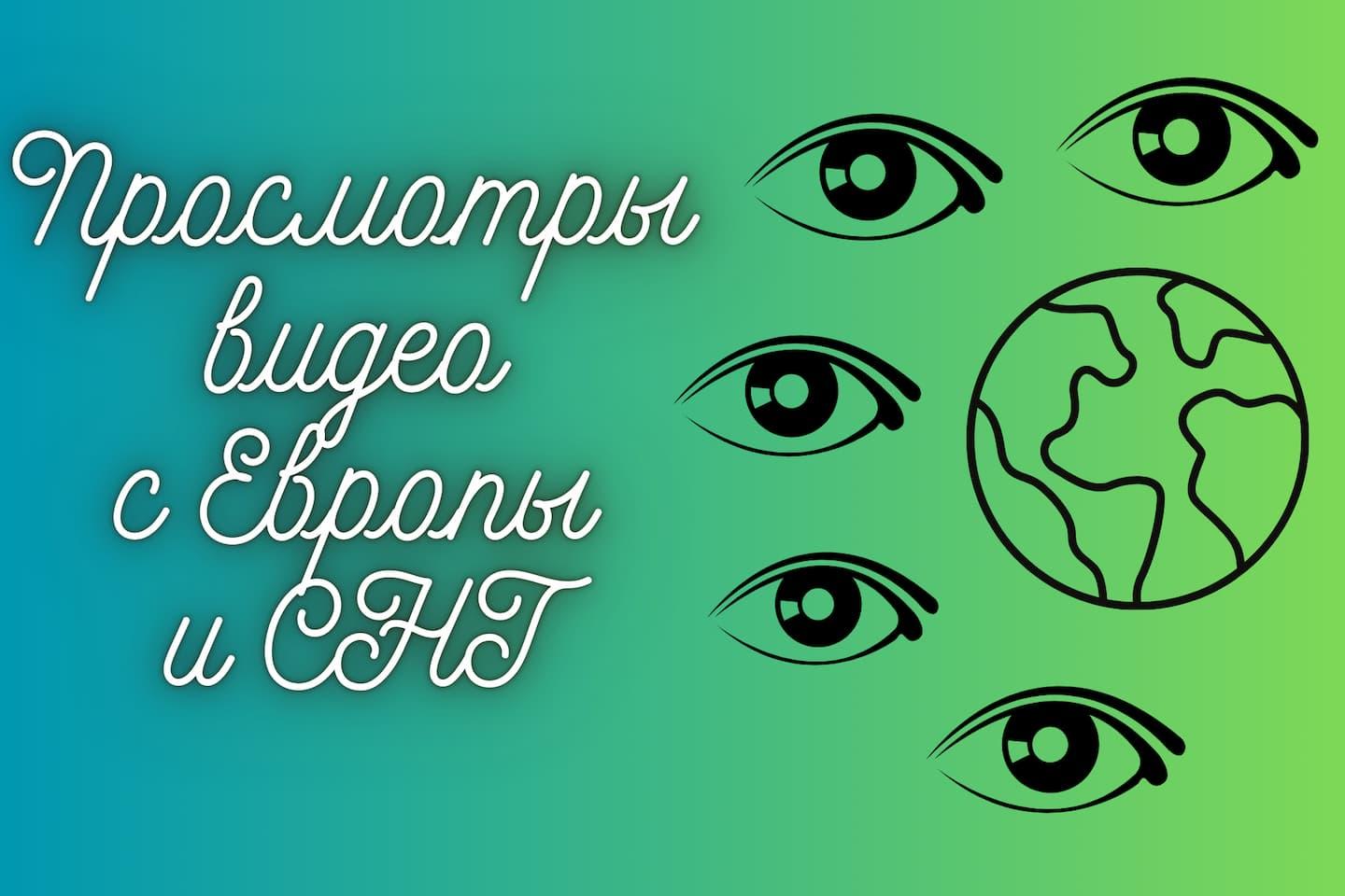Целевые зрители по странам ГЕО просмотры в Ютуб